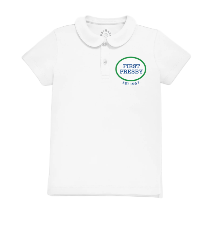 Girls Cotton Peter Pan Collar Polo